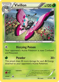 XY Black Star Promos Vivillon Pokémon card